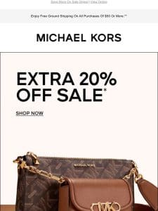 Take An Extra 20% Off Today