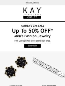 Take Up to 50% OFF Men’s Fashion Jewelry!