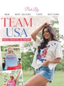 Team USA: red， white， & NEW!