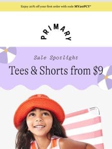 Tees & Shorts From $9 = Easy Summer Outfits