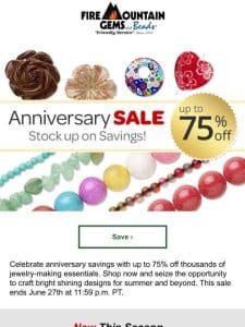 The Anniversary Sale is Here! Save up to 75% on Thousands of Supplies