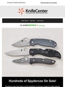 The Dad’s Day Spyderco Sale Starts NOW!