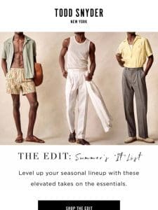 The Edit: Easy Summer Upgrades