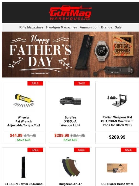 The Father’s Day Sale Is LIVE! | Wheeler Fat Wrench Adjustable Torque Tool for $45