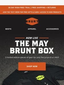 The May BRUNT Box is HERE