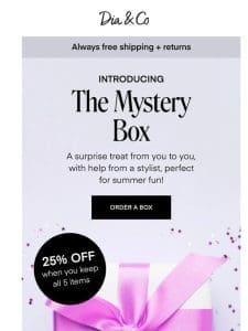 The Mystery is Out: June’s Mystery Style Box is Here!