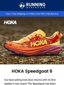 The New HOKA Speedgoat 6 – In Stock Now!