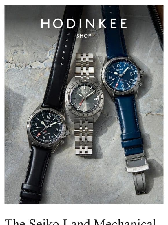 The Seiko Land Mechanical GMT & Alpinist GMT