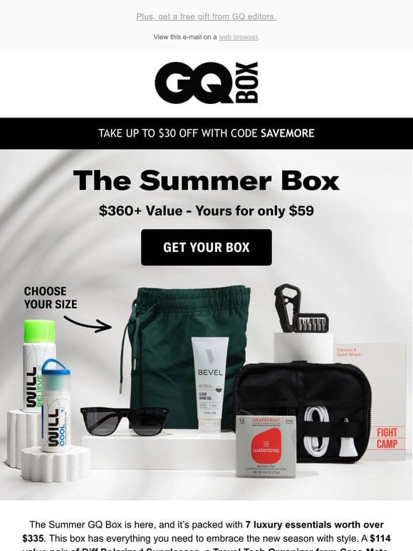 The Summer GQ Box Just Dropped – Get Yours Today For Up To $40 Off