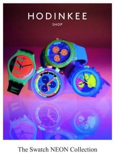 The Swatch NEON Collection