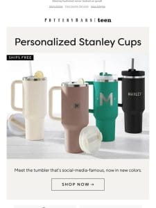 The TikTok-famous cup， now personalizable ?