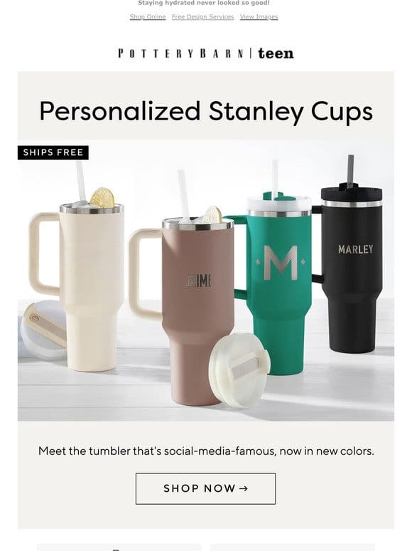 The TikTok-famous cup， now personalizable ?