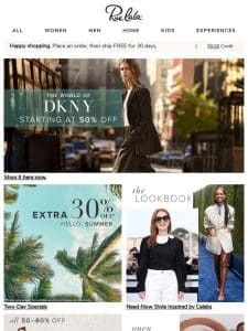 The World of DKNY is Starting at 50% ?FF