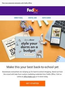 The marketing materials you need for back-to-school