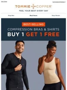 The most comfortable compression shirts， ever!