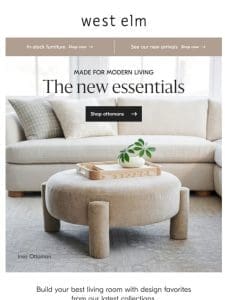 The new essentials for modern living
