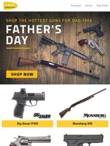 This Father’s Day shop the hottest guns for Dad