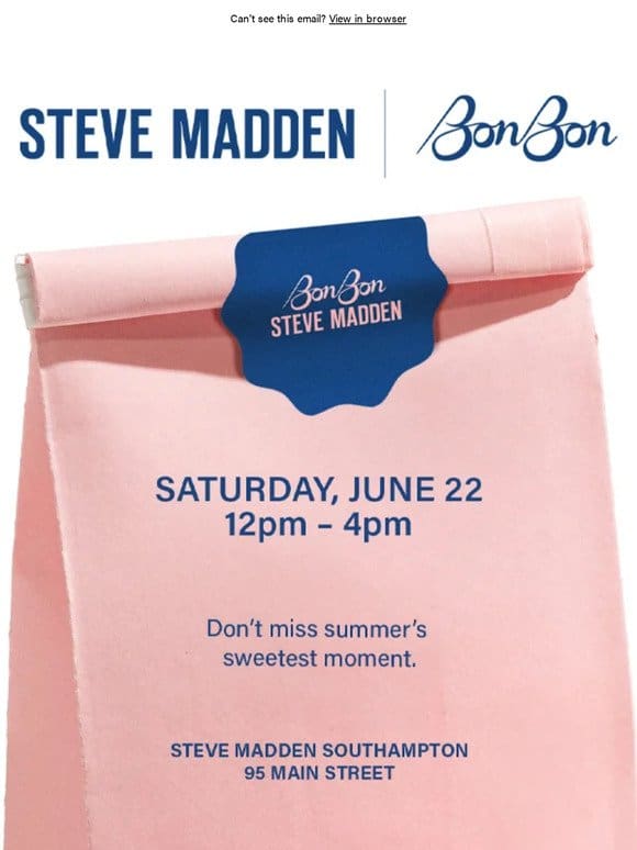 This Saturday: Join Us For BonBon Candy