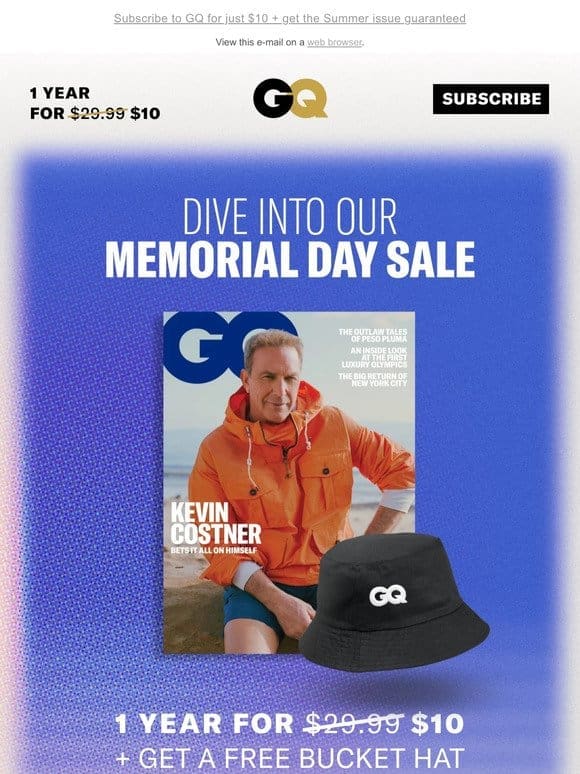 This is not a drill: Last chance to get GQ Magazine for only $10