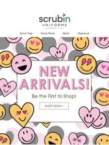 This just in! New Arrivals are here.