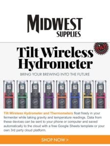 Tilt Hydrometer and Thermometers Are the Future