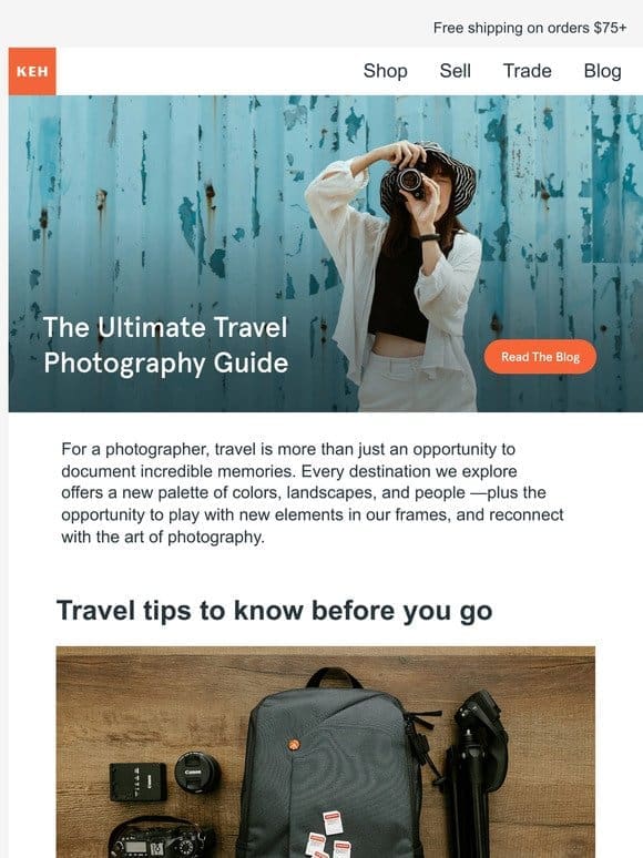 Tips for the traveling photographer ??