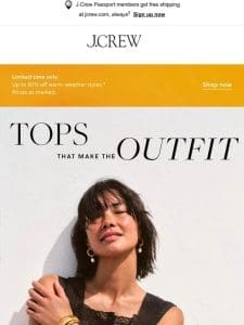 Tops that make the outfit