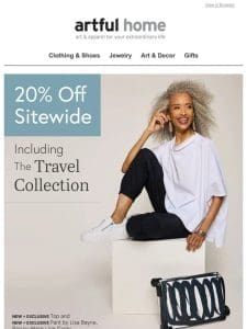 Travel Plans Are Better with 20% Off Everything!