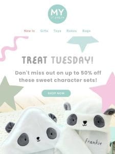 Treat Tuesday: Save On Sweet Character Sets!