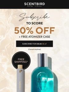 Treat Yourself! 50% Off Fragrances & FREE Gift Inside