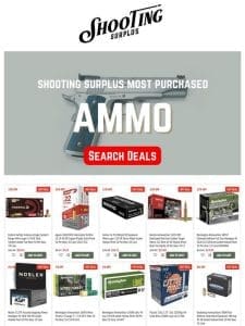 Trending Ammo Deals: 9mm， 22LR， 5.56， 300BLK – Shop Now!