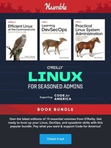 Two hot book bundles for Linux admins and DIY enthusiasts