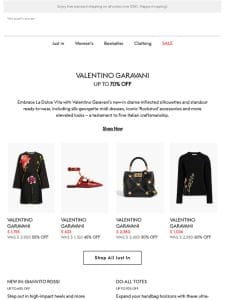 Unforgettable looks by Valentino Garavani – 70% off