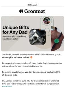 Unique gifts for all dads ?