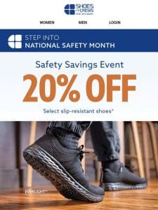 Unlock 20% Off: Safety Savings Event Happening Now!
