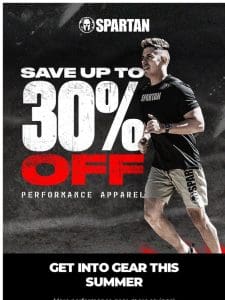 Up To 30% Off Top Performance Apparel