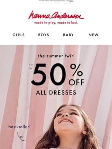 Up To 50% Off Their FAVE Dresses ?