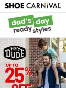 Up to 25% off Crocs AND HEYDUDE for a limited time!