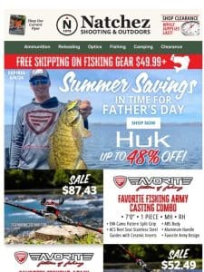 Up to 48% Off with Summer Savings in Time For Father’s Day