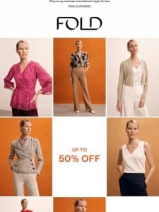 Up to 50% off sale favourites