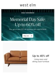 Up to 60% OFF | Memorial Day deals!