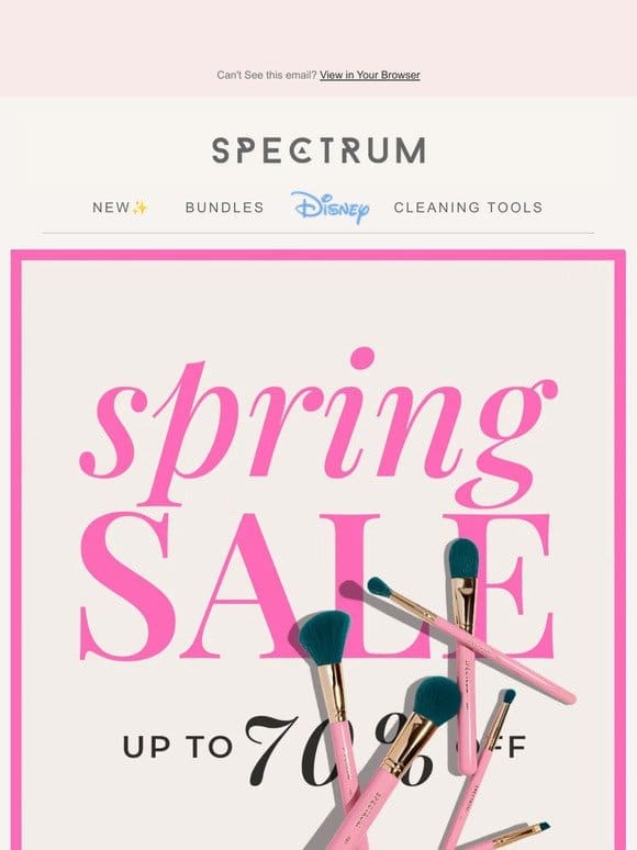 Up to 70% off Spring Sale ??
