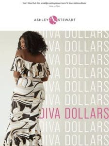 Use your diva dollars on anything you want (dresses， sets， denim and more)
