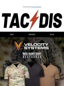 VELOCITY SYSTEMS BOSS RUGBY RESTOCKED