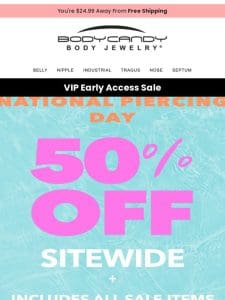 [VIP Access] 50% OFF every ? thing ?