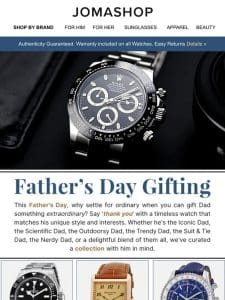 VIP’s ONLY ? Father’s Day Watch Sale