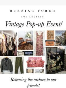 Vintage Pop-up Event!  ️✨