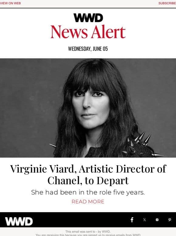 Virginie Viard Departs Chanel