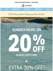 WOW  20% OFF + EXTRA 30% OFF