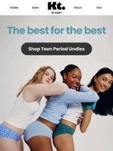 Want 25% off their fave period undies?